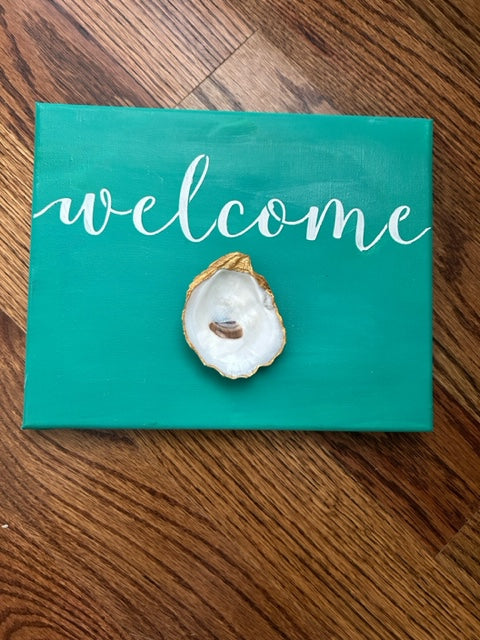 Welcome Oyster Decor